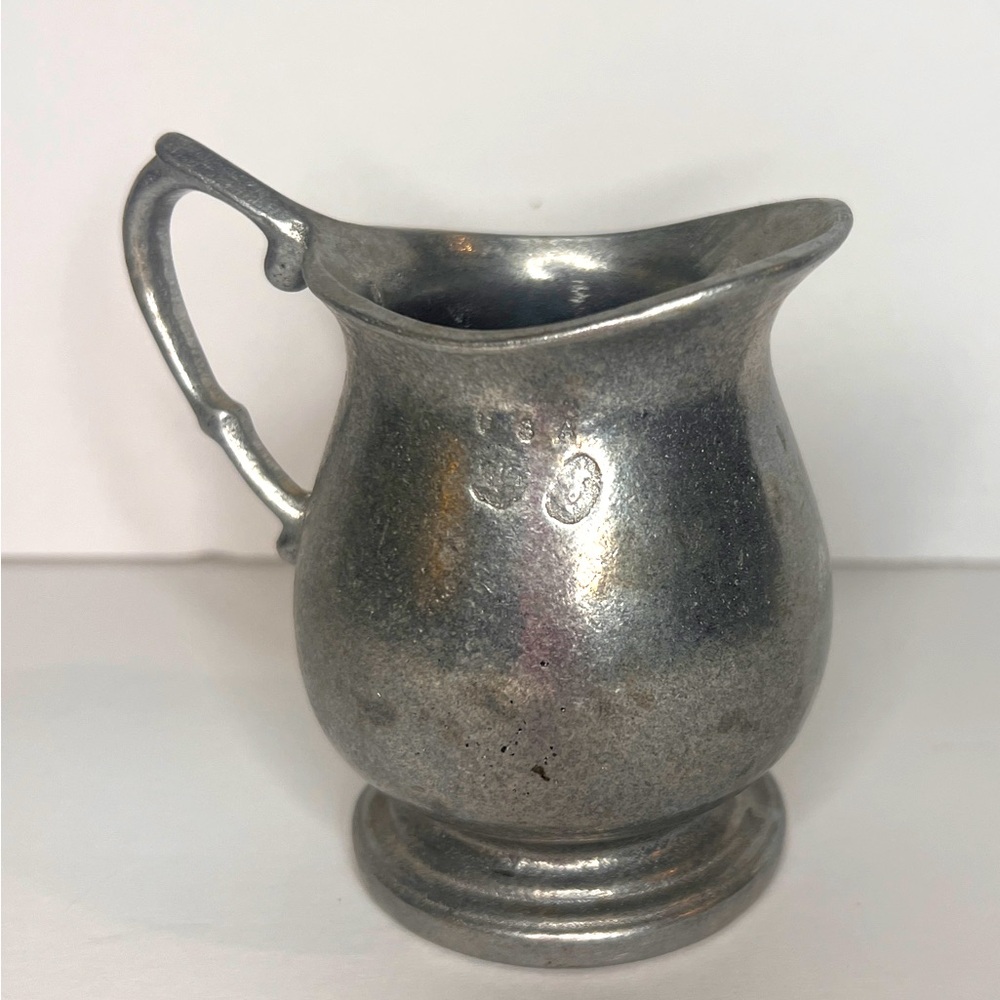 Vintage Wilton BWP Pewter Creamer 3.25" Made In USA